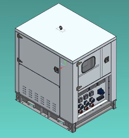 Mercado de sistemas móveis de armazenamento de energia por bateria para aluguer 60hz 70kw 140kwh