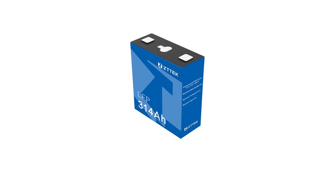 3.2V 314Ah Bateria de Lítio Celular Armazenamento de Energia Recarregável CE IEC62619 CB Certificado