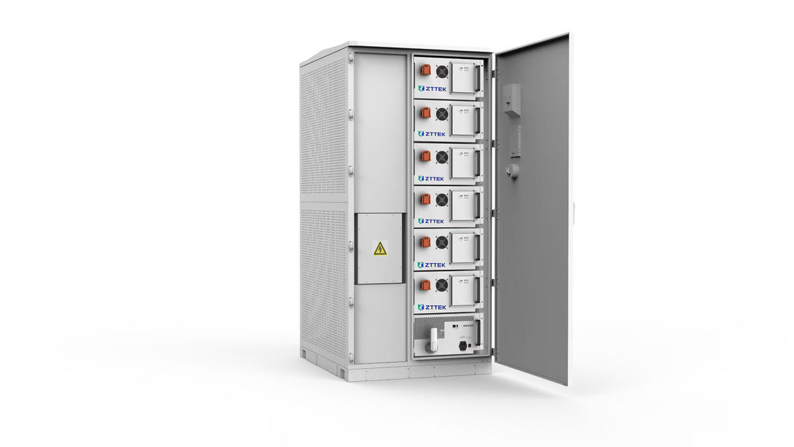 Bateria híbrida ESS para uso comercial e industrial carregada por painel fotovoltaico ou rede ou gerador diesel 60kw 198kwh